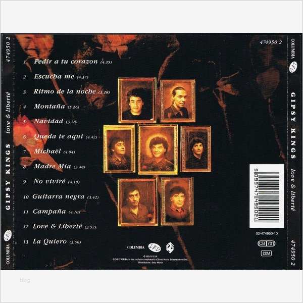 Mia Ticket Kündigen Vorlage Einzigartig Love & Liberte Cd 1993 Gipsy Kings Ean