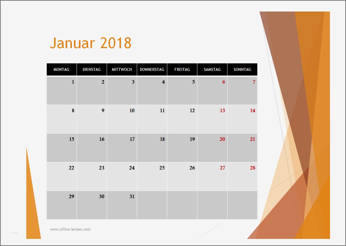 Microsoft Office Kalender Vorlagen Cool Powerpoint Kalendervorlagen 2018 Fice Lernen