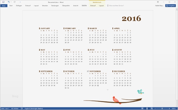 Microsoft Office Kalender Vorlagen Neu Kalender 2016 Vorlage Für Word Excel Und Powerpoint – It