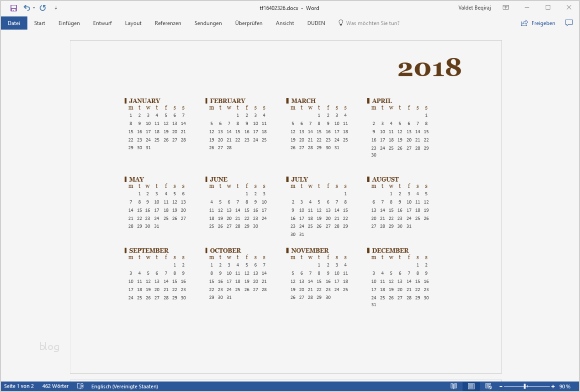 Microsoft Office Kalender Vorlagen Wunderbar Microsoft Veröffentlicht Kalender 2018 Vorlagen – It