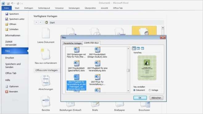 Microsoft Office Vorlagen Neu Zeit Sparen Die Besten Downloads Bilder Screenshots