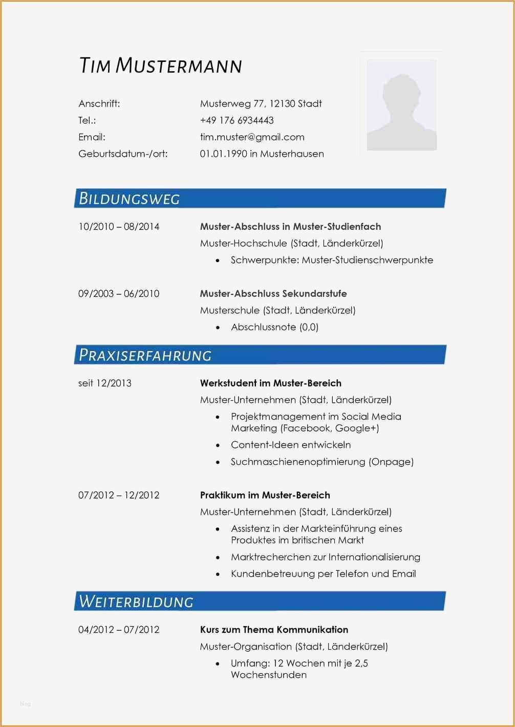 Microsoft Vorlagen Lebenslauf Cool Wunderbar Kostenloser Professioneller Lebenslauf Vorlagen