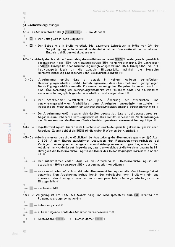 Midijob Arbeitsvertrag Vorlage Süß Arbeitsvertrag 450 Euro Minijob Befristet Muster Zum