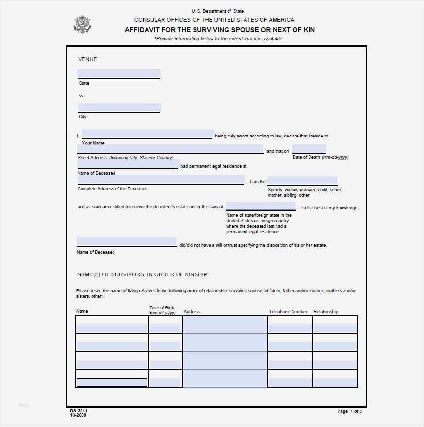 Mietaufhebungsvertrag Vorlage Einzigartig Berühmt Affidavit Vorlage Kostenlos Zeitgenössisch