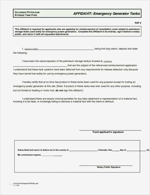 Mietaufhebungsvertrag Vorlage Schön Schön Affidavit Vorlage Ideen Vorlagen Ideen fortsetzen