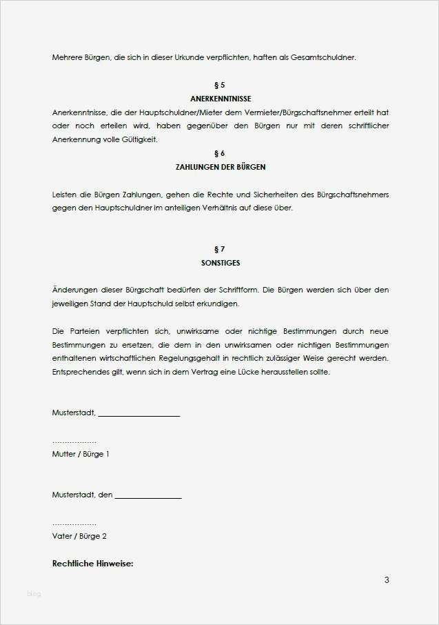 Mietbürgschaft Eltern Vorlage Genial Mietbürgschaft Eltern Vorlage Zum Download