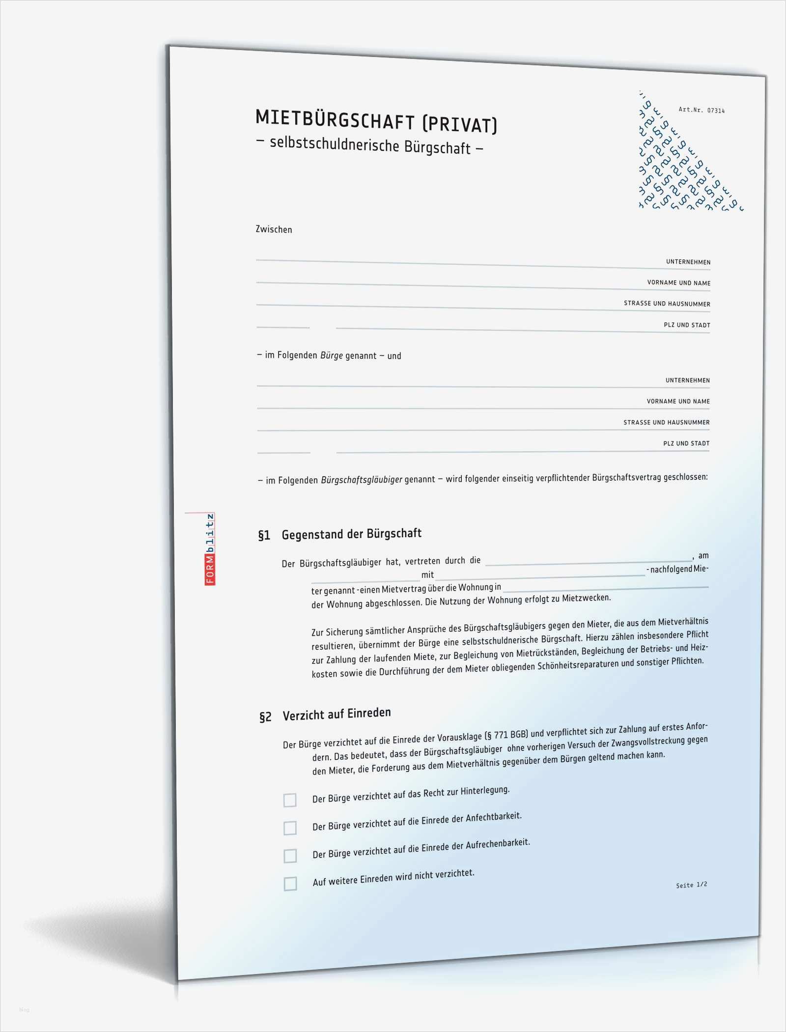 Mietbürgschaft Vorlage Beste Finanzielle Bürgschaft Vorlage Arbeitsunf