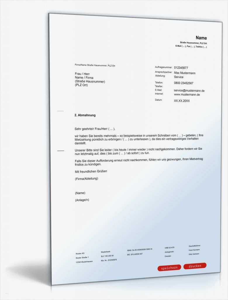 Mieter Abmahnung Vorlage Schönste 2 Abmahnung Eines Mieters