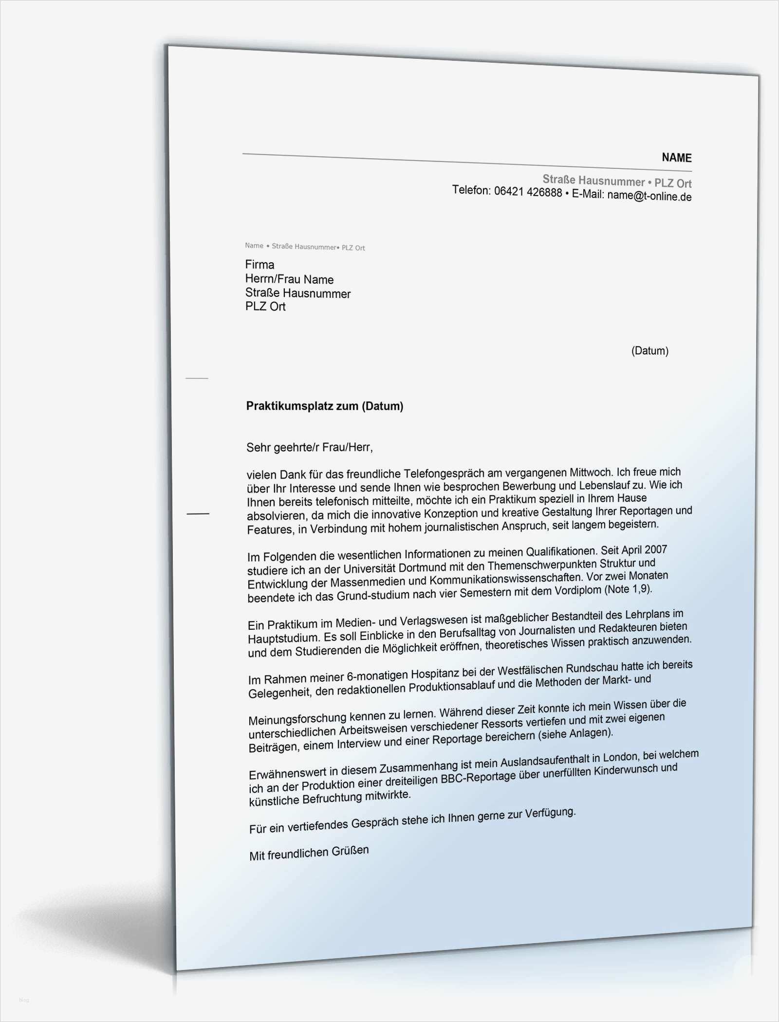 Mieterselbstauskunft Studenten Vorlage Wunderbar Anschreiben Praktikum Für Studenten