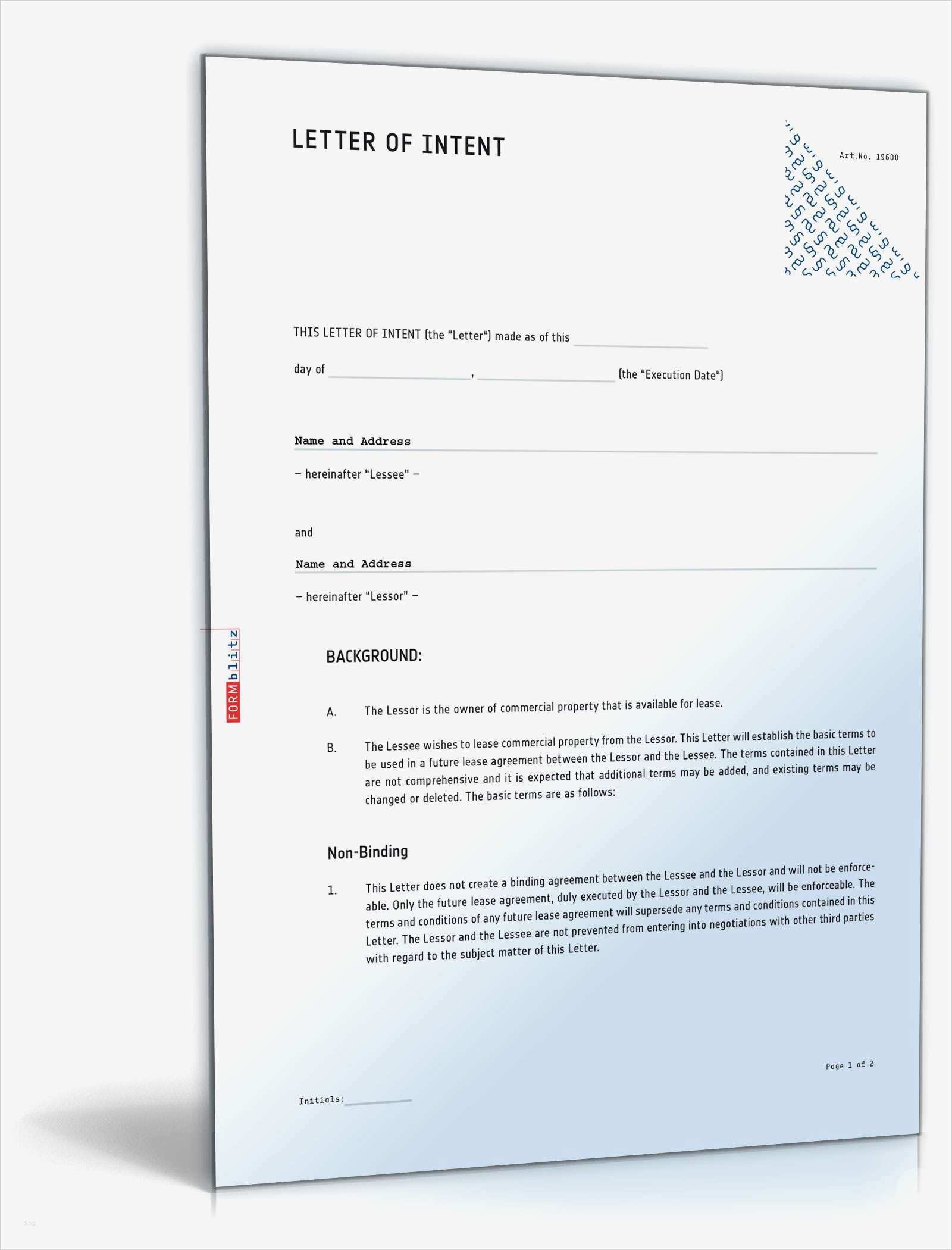 Mietvertrag Bestätigung Vorlage Erstaunlich Absichtserklärung Englisch Muster Vorlage Zum Download