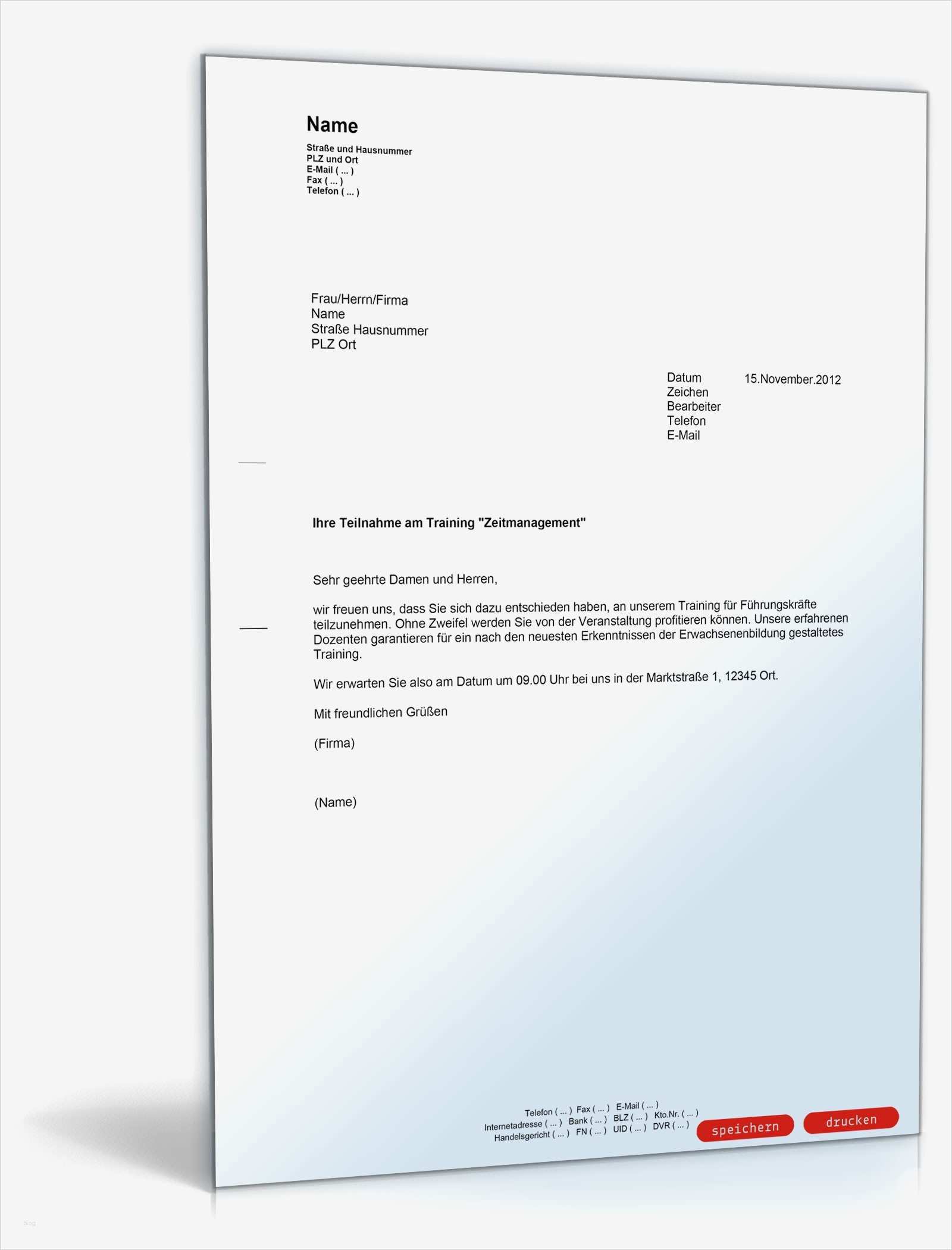 Mietvertrag Bestätigung Vorlage Süß Bestätigung Einer Seminarteilnahme Muster Vorlage Zum