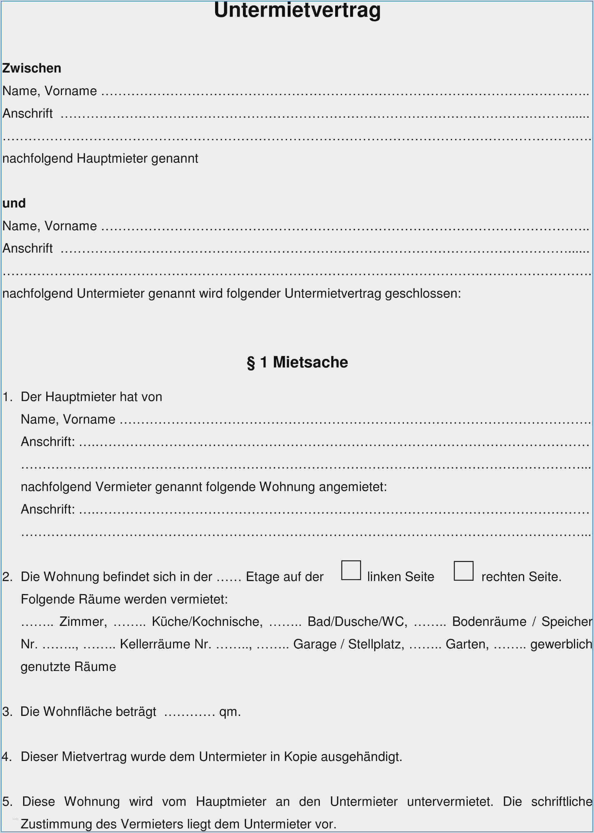 Mietvertrag Büro Vorlage Kostenlos Schön Mietvertrag Vorlage Kostenlos Design