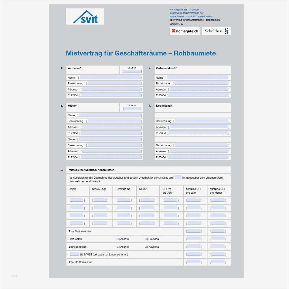 Mietvertrag Home Office Vorlage Schön Mietvertrag Geschäftsräume Rohbaumiete