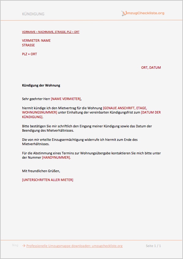 Mietvertrag Kündigen Vorlage Kostenlos Hübsch Mietvertrag Kündigen Vorlage 2018 Zum Download