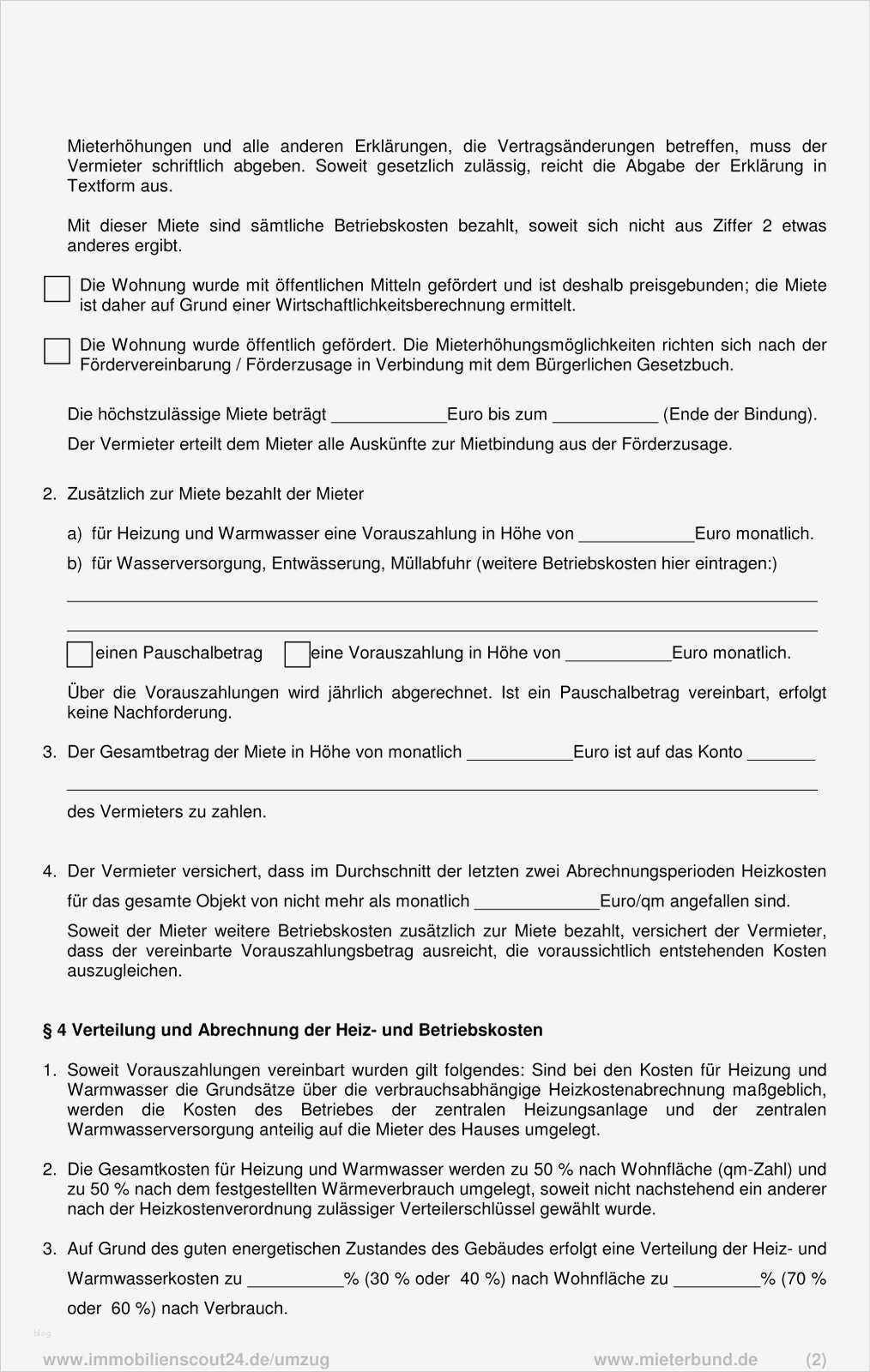 Mietvertrag Vorlage 2016 Süß A Vz Vorlage Mietvertrag Unbefristet