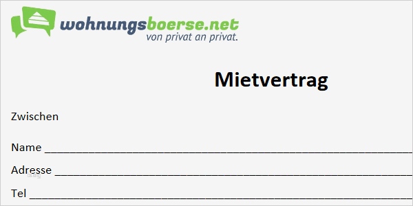 Mietvertrag Vorlage Zum Ausdrucken Einzigartig 3 Kostenlose Mietvertrag Vorlagen Als Pdf Download