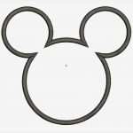 Minnie Mouse Kopf Vorlage Erstaunlich Mickey Mouse Kopf Applique Mickey Gesicht Von