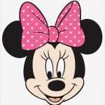 Minnie Mouse Kopf Vorlage Erstaunlich Minnie Mouse Head Iron Transfer 5&quot;x5&quot; for Light Colored