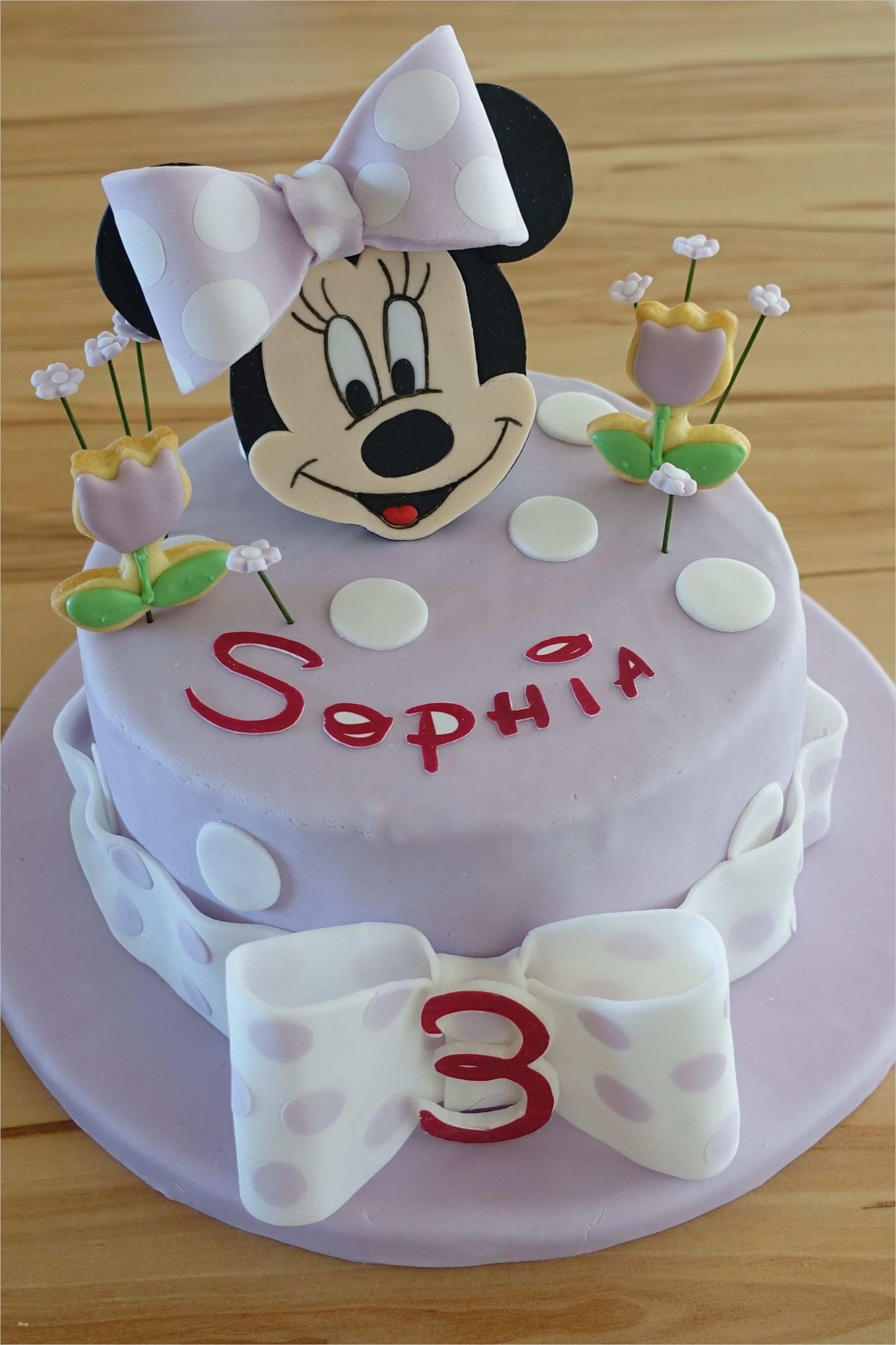 Minnie Mouse torte Vorlage Angenehm Minnie Maus torte Mit Blümchen torten