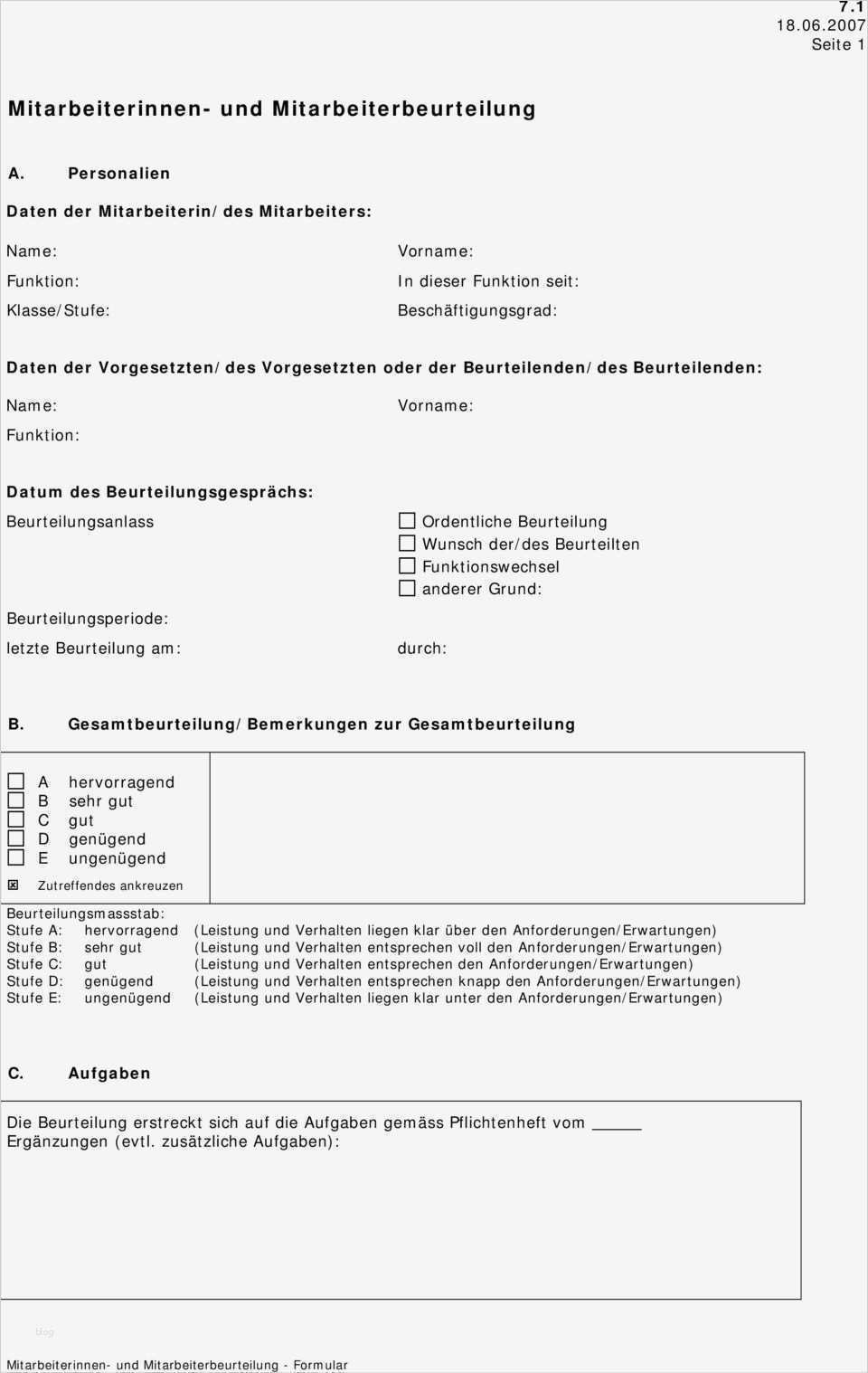 Mitarbeiterbeurteilung Vorlage Fabelhaft 90 Inspirational Mitarbeiterbeurteilung Vorlage