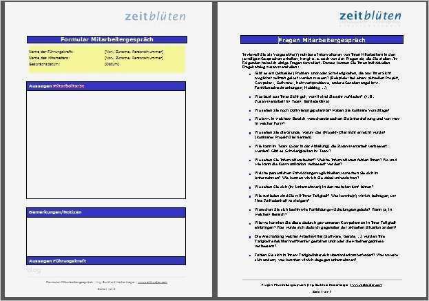 Mitarbeitergespräch Fragebogen Vorlage Inspiration Das Jahresgespräch so Führen Sie Es Richtig Zeitblüten