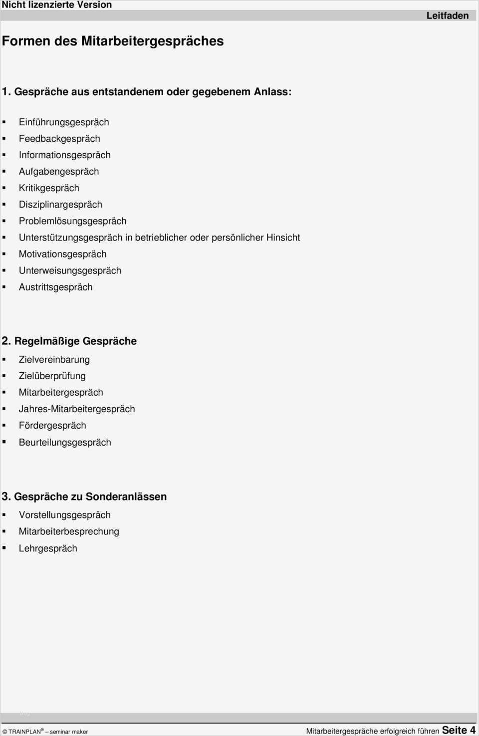 Mitarbeitergespräch Führen Vorlage Inspiration Mitarbeitergespräche Erfolgreich Führen Pdf