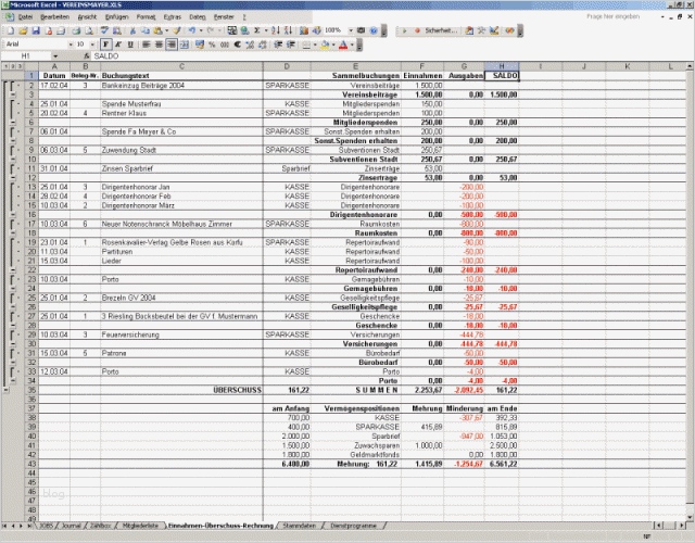 Mitgliederliste Verein Vorlage Excel Erstaunlich Vereinsmayer Xls Download