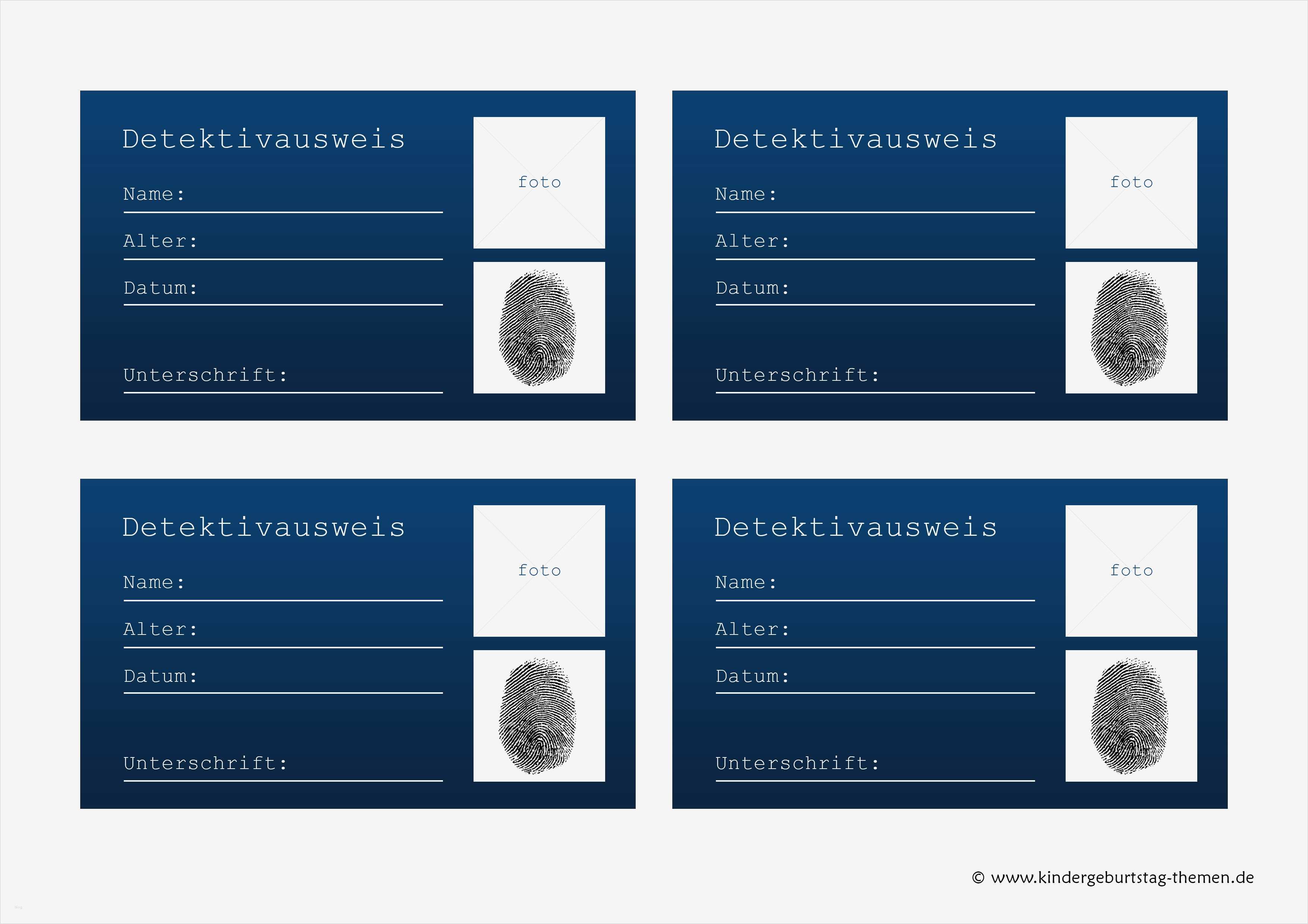 Mitgliedsausweis Word Vorlage Genial Detektiv Zubehör Und Deko Selbst Basteln Ausweis Vorlage