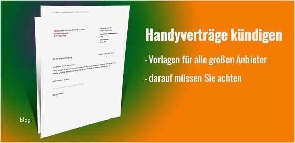 Mobilfunkvertrag Kündigen Vorlage Wunderbar Handyvertrag Kündigungschreiben – Kostenlose Vorlagen