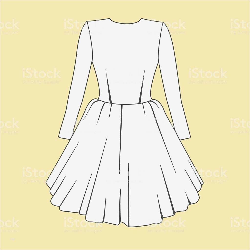 Mode Skizze Vorlage Cool Ilustración De Mujeres Vestido De Diseño Plana Plantillas