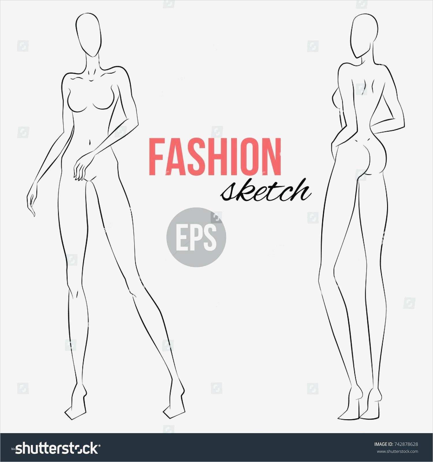 Mode Skizze Vorlage Wunderbar Niedlich Mode Design Skizze Vorlagen Zeitgenössisch