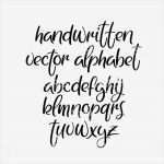 Moderne Kalligraphie Vorlagen Elegant Handschriftliche Pinsel Schriftart Brushpen Vektor