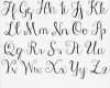 Moderne Kalligraphie Vorlagen Gut 25 Einzigartige Kursive Schriftarten Alphabet Ideen Auf