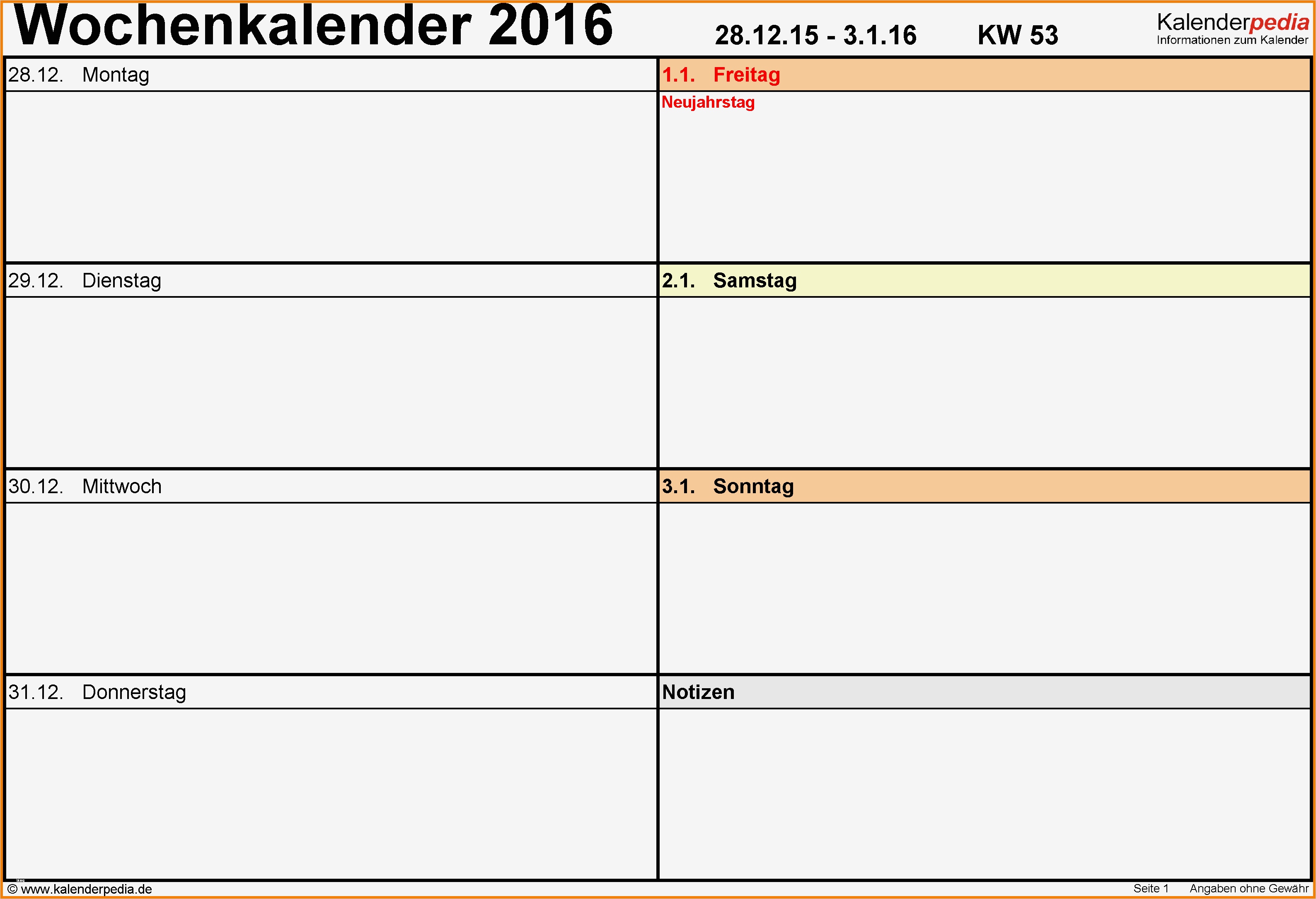 Monatsdienstplan Excel Vorlage Schön 6 Wochenplaner Ausdrucken