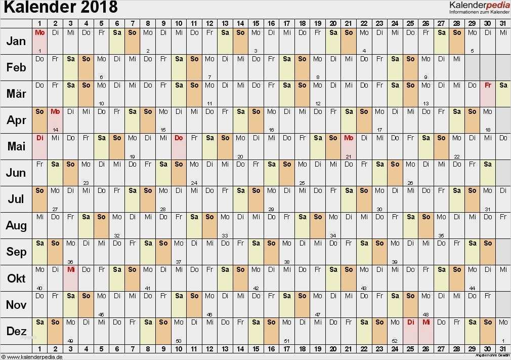 Monatskalender 2018 Vorlage Angenehm Monatskalender 2018 Vorlage Großartig Kalender 2018 Word