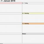 Monatskalender 2018 Vorlage Erstaunlich Wochenkalender 2018 Als Pdf Vorlagen Zum Ausdrucken