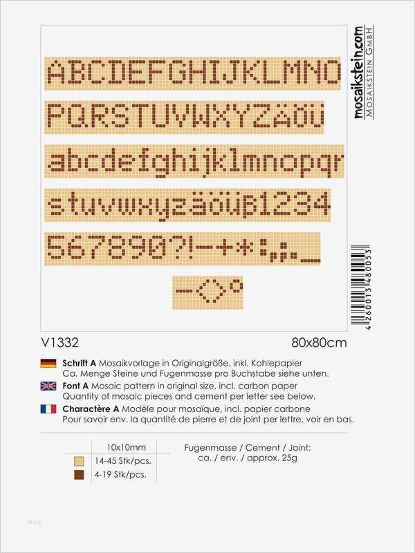 Mosaik Vorlagen Beste Mosaik Vorlagen Schrift Günstig Kaufen