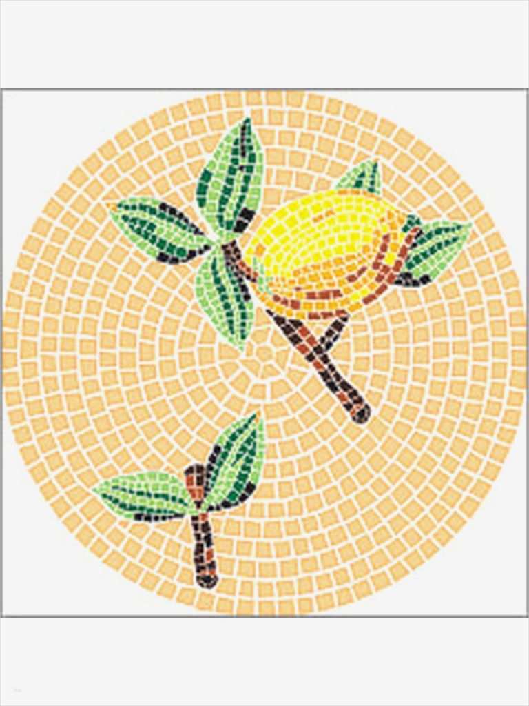 Mosaik Vorlagen Bewundernswert Mosaik Vorlagen Zitrone 30 D=30cm Günstig Kaufen