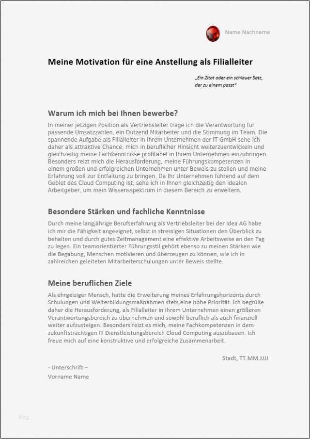 Motivationsschreiben Vorlage Erstaunlich Motivationsschreiben Muster Für Deine Bewerbung