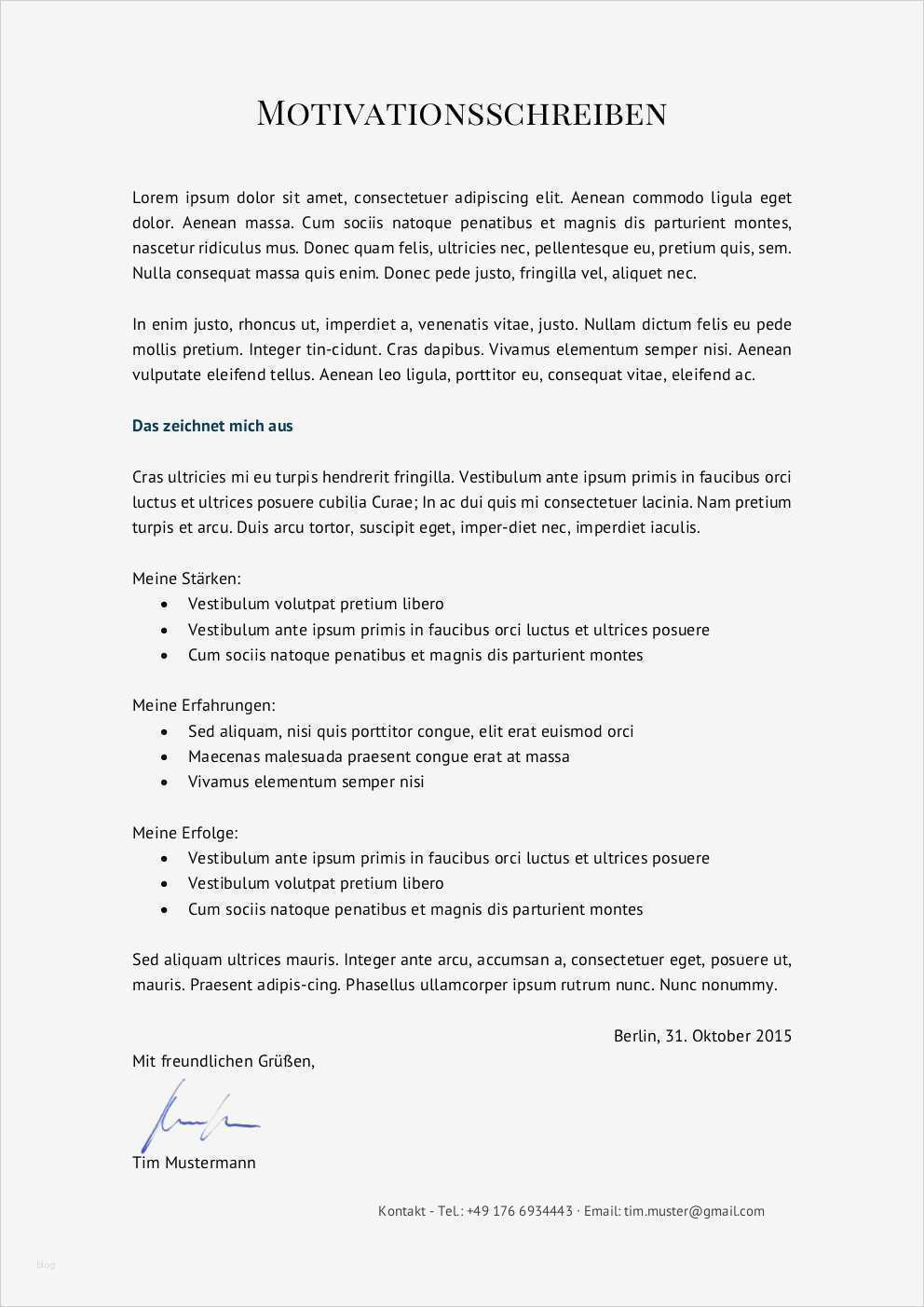 Motivationsschreiben Vorlage Word Erstaunlich Bewerbungsmuster Finanzberater