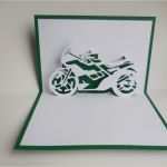Motorrad Gutschein Vorlage Schön Pop Up Karten Pop Up Karte Motorrad Ein