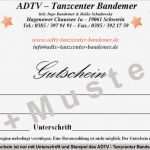 Musical Gutschein Vorlage Großartig Adtv Tanzcenter Bandemer Gutscheine