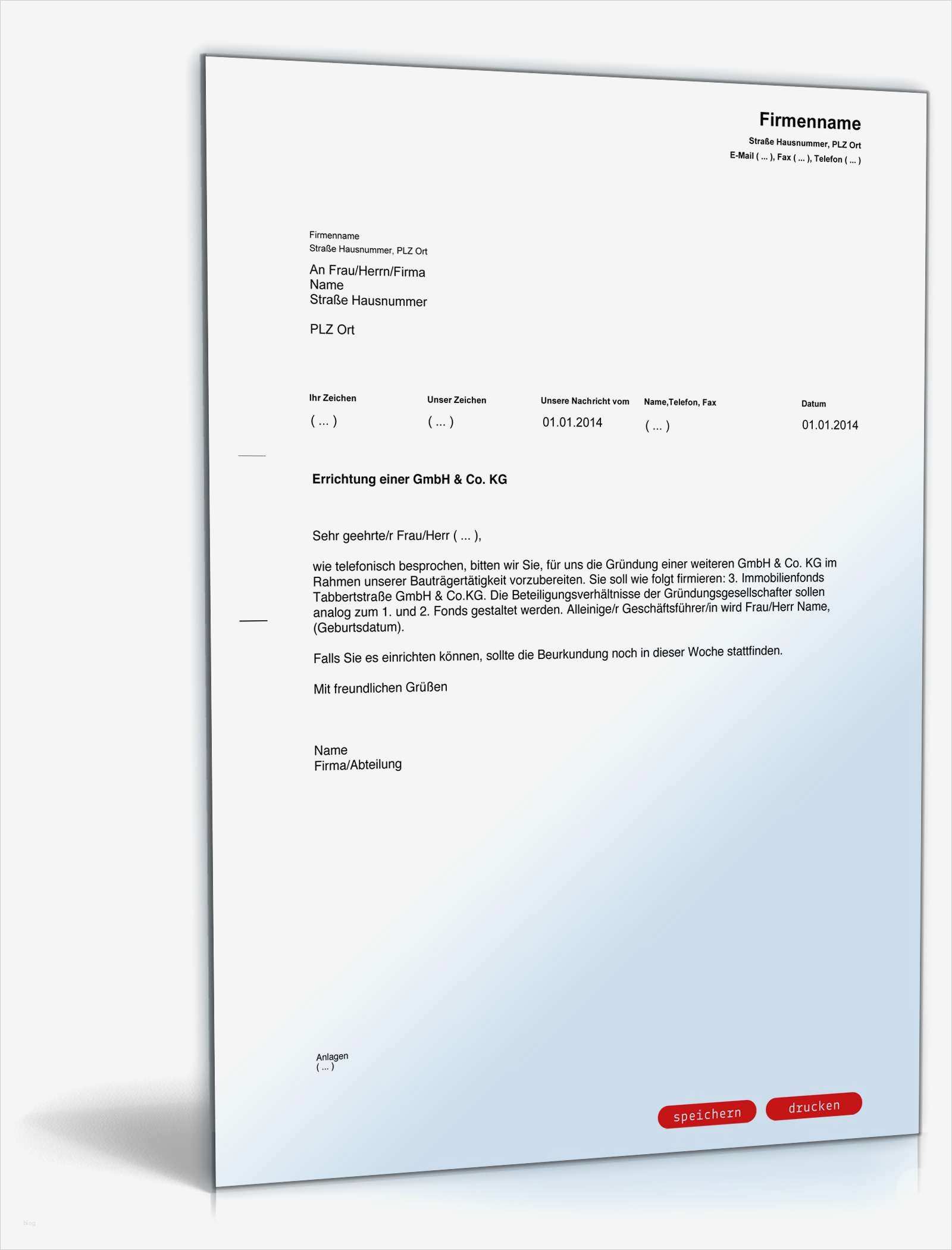 Musterbrief Vorlage Genial Musterbrief An Notar Gesellschaftsgründung Vorlage Als Pdf