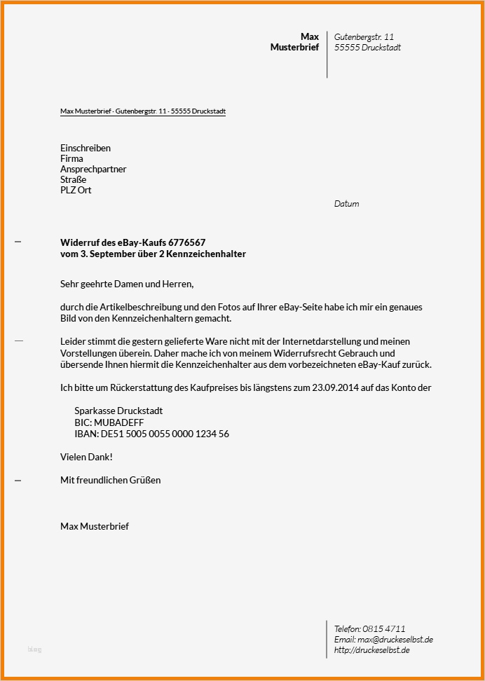 Musterbrief Vorlage Gut 7 Brief Muster