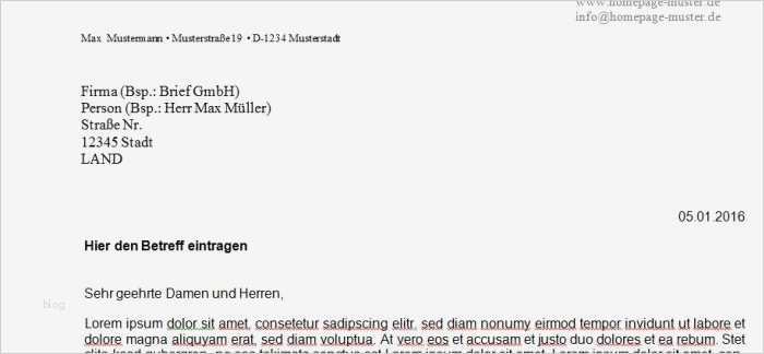 Musterbrief Vorlage Wunderbar Ausgezeichnet Briefkopf format In Word Bilder Bilder Für