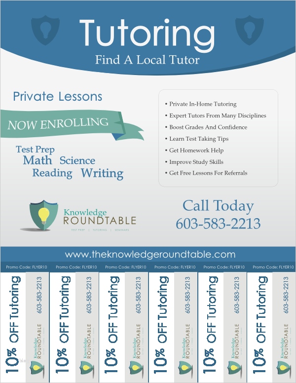 Nachhilfe Flyer Vorlage Cool Cool Tutoring Flyers the Knowledge Roundtable