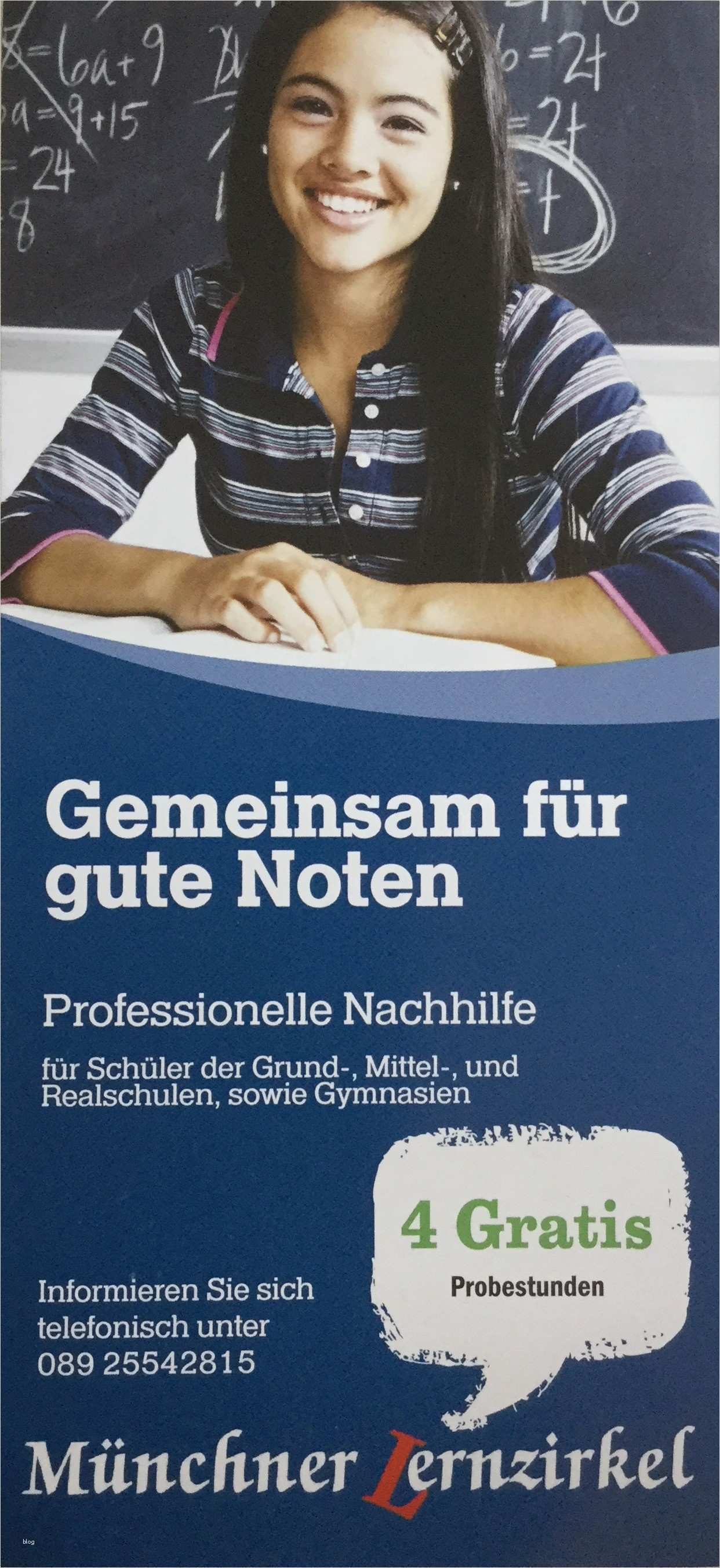 Nachhilfe Flyer Vorlage Neu Münchner Lernzirkel Angebote