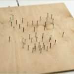 Nagelbild Vorlage Bewundernswert Diy Bild Mit NÄgeln Faden