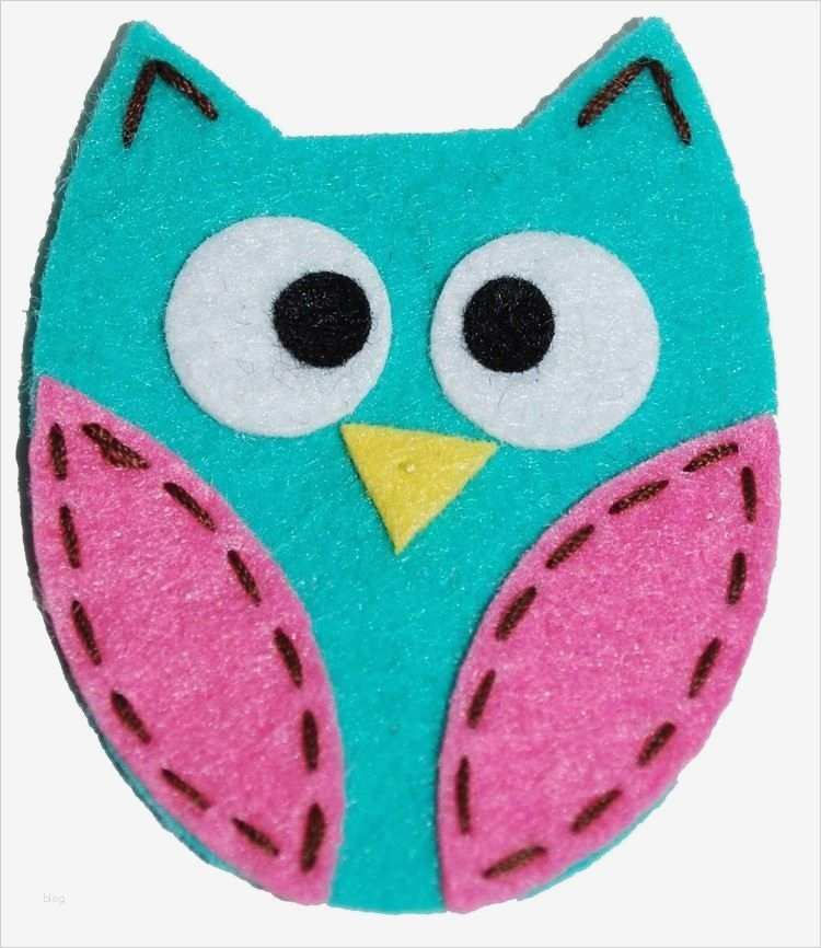 Nagelbild Vorlage Erstaunlich Eule Aus Filz Mit Kindern Basteln Basteln