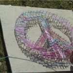 Nagelbilder Holz Vorlagen Beste Diy Nagelbild Peace